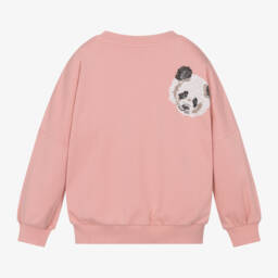 Molo-Свитер с пандой розовый кварц для девочек | Childrensalon Outlet