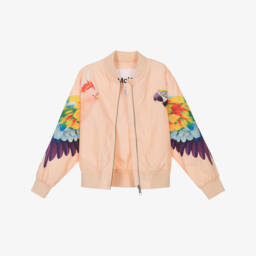 مولو-جاكيت ساتان خوخي للبنات | Childrensalon Outlet