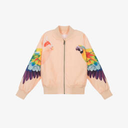 مولو-جاكيت ساتان خوخي للبنات | Childrensalon Outlet