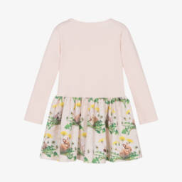 Molo-Girls Soft Pink Bunny Dress | Childrensalon Outlet