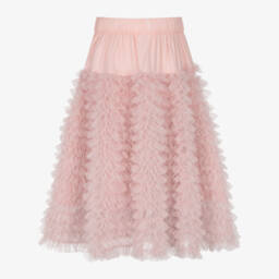 Molo-Юбка из мягкого розового тюля с рюшами для девочек | Childrensalon Outlet