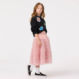 Molo-Юбка из мягкого розового тюля с рюшами для девочек | Childrensalon Outlet