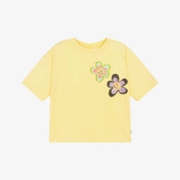 Molo-Girls Sunlit Sequin Floral Tee | Childrensalon Outlet