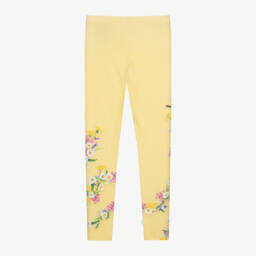 Molo-Girls Sunny Hued Floral Tights | Childrensalon Outlet