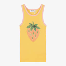 Molo-Girls Sunny Strawberry Sleeveless Top | Childrensalon Outlet