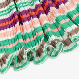 Molo-Girls Vibrant Stripe Crêpe Skirt | Childrensalon Outlet