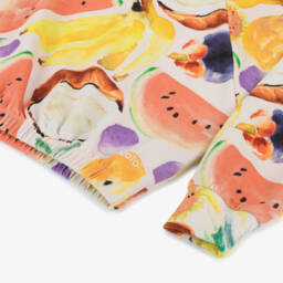 Molo-Girls Warm Beige Fruit Pullover | Childrensalon Outlet