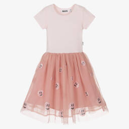 Molo-فستان تول وردي ساحر للبنات | Childrensalon Outlet