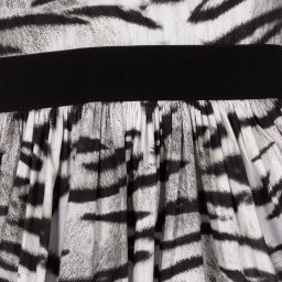 Molo-Girls White Tiger Dress | Childrensalon Outlet