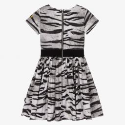 Molo-Girls White Tiger Dress | Childrensalon Outlet