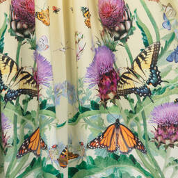 Molo-Girls Yellow Butterfly Organic Cotton Dress | Childrensalon Outlet