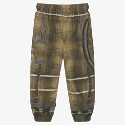 Molo-Green Astronaut Print Joggers | Childrensalon Outlet