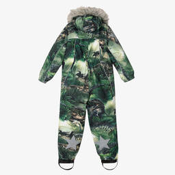 مولو-أوفرول شتوي لون أخضر للأولاد | Childrensalon Outlet