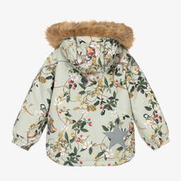 مولو-جاكيت للتزلج بسحاب لون أخضر للبنات | Childrensalon Outlet