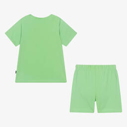 Molo-Green Organic Cotton Short Pyjamas  | Childrensalon Outlet