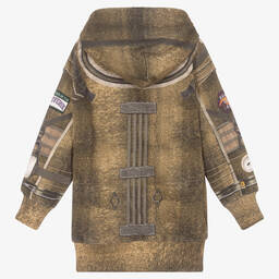 Molo-Зеленая худи из органического хлопка в стиле костюма космонавта | Childrensalon Outlet