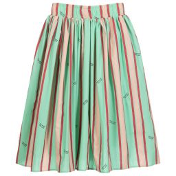 Molo-Юбка в розовую и зеленую полоску | Childrensalon Outlet