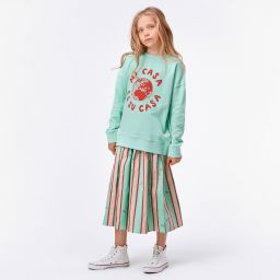 Molo-Юбка в розовую и зеленую полоску | Childrensalon Outlet