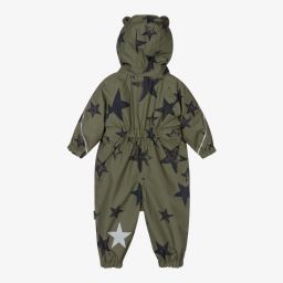 Molo-Green Waterproof Snowsuit  | Childrensalon Outlet