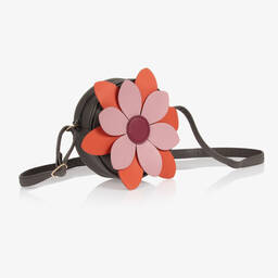 مولو-حقيبة كتف جلد صناعي لون رمادي للبنات (17 سم) | Childrensalon Outlet