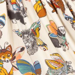 Molo-فستان قطن عضوي جيرسي لون عاجي | Childrensalon Outlet