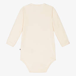 Molo-Ivory Cotton Bird Bodyvest | Childrensalon Outlet