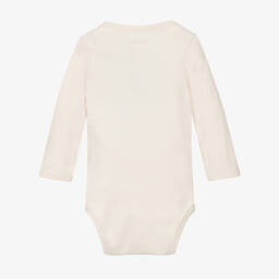 Molo-Кремовое боди из органического хлопка с радугой | Childrensalon Outlet