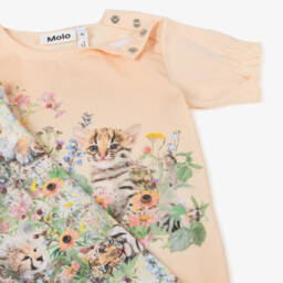 Molo-طقم ليجينغ وردي باهت للبنات الصغيرات | Childrensalon Outlet