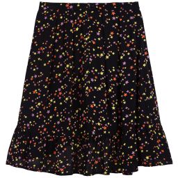 Molo-Темно-синяя юбка из вискозы со звездочками | Childrensalon Outlet