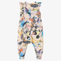 مولو-جمبسوت أطفال بناتي قطن عضوي جيرسي لون بيج | Childrensalon Outlet