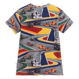 Molo-Organic Cotton Car T-Shirt | Childrensalon Outlet