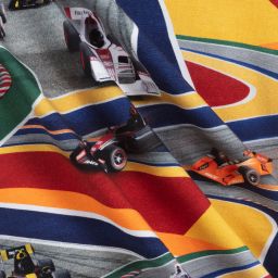 Molo-Organic Cotton Car T-Shirt | Childrensalon Outlet