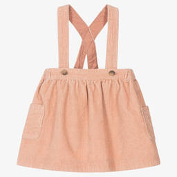 Molo-Pink Cotton Corduroy Skirt | Childrensalon Outlet