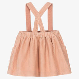 Molo-Pink Cotton Corduroy Skirt | Childrensalon Outlet