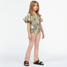 Molo-Pink Flared Slim-Fit Jeans | Childrensalon Outlet