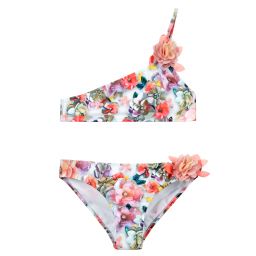 Molo-Розовое бикини с цветочным рисунком (UPF50+) | Childrensalon Outlet