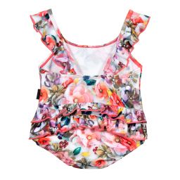 Molo-Розовый купальник с цветочным рисунком (UPF50+) | Childrensalon Outlet