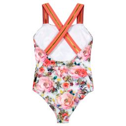 Molo-Розовый купальник с цветочным рисунком (UPF50+) | Childrensalon Outlet