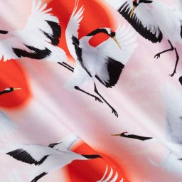 مولو-روب حمّام قطن جيرسي لون زهري للبنات | Childrensalon Outlet