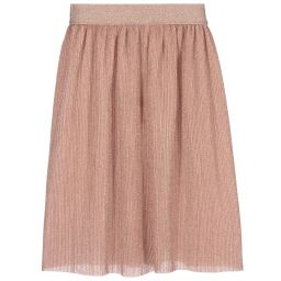 Molo-Pink Sparkly Lurex Skirt | Childrensalon Outlet
