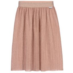 Molo-Pink Sparkly Lurex Skirt | Childrensalon Outlet