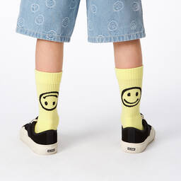 مولو-جوارب للكاحل مزيج قطن لون زهري وأصفر (عدد 2) | Childrensalon Outlet