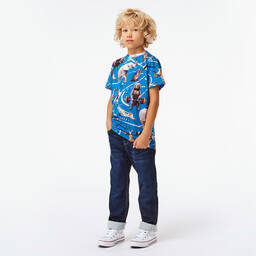 Molo-Regular Fit Blue Denim Jeans | Childrensalon Outlet