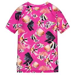 مولو-توب واقي من الشمس لون زهري للبنات (UPF50+) | Childrensalon Outlet