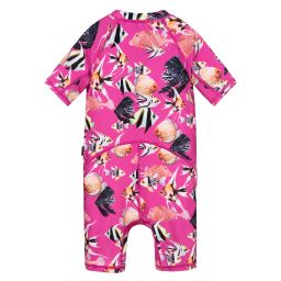 مولو-أوفرول وانزي واقي من الشمس لون زهري للبنات (UPF50+) | Childrensalon Outlet