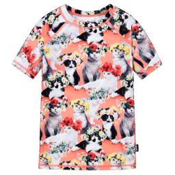 مولو-توب واقي من الشمس لون زهري للبنات +UPF50 | Childrensalon Outlet