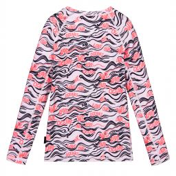 مولو-توب واقي من الشمس لون زهري وأسود للبنات +UPF50 | Childrensalon Outlet