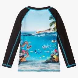 مولو-توب واقي من الشمس لون أزرق للأولاد (UPF50+) | Childrensalon Outlet