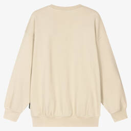 Molo-Бежевый свитшот с логотипом мира для подростков | Childrensalon Outlet