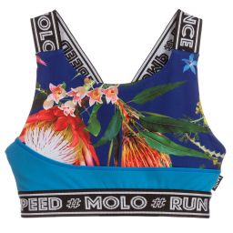 Molo-Teen Blue Activewear Crop Top | Childrensalon Outlet